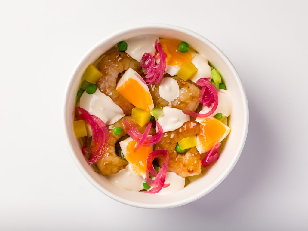 ЯПОНСКИЙ ОЛИВЬЕ С КРЕВЕТКАМИ